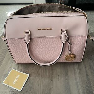 Michael Kors Travel Dark Powder Blush Duffle